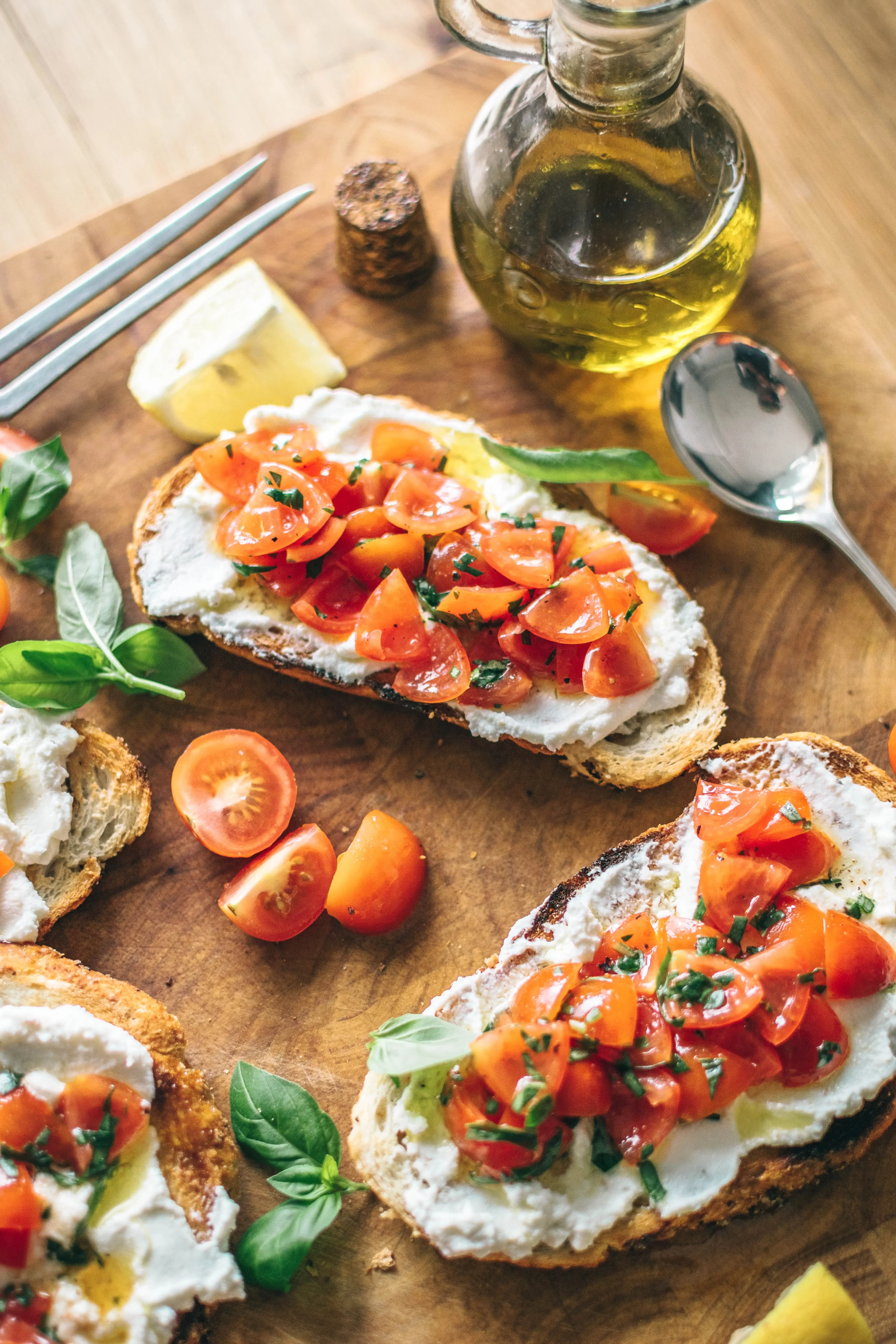 A Bruschetta from L'Antica Cantina Italian restaurant